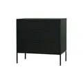 WOOOD Kommode  Adam ¦ schwarz ¦ Maße (cm): B: 94 H: 93
