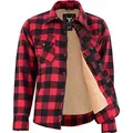 BULLDT Thermohemd Trend529-Hemd Gefüttert Lumberjack Flanellhemd Arbeitshemd Holzfällerhemd winter rot 56/2XL
