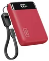 INIU Power Bank, Ultra Klein 20000mAh 22.5W Schnellladefunktion Power Bank, USB-C In&Out Externe Handyakkus, Klein Aber Stark Akkupack für iPhone 17 16 15 Pro, Samsung S25 S24, iPad, Rot