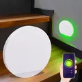 LED Treppenleuchte rund weiß - Lichtfarbe: Smart Tuya RGB CCT 3W - Lichtaustritt...