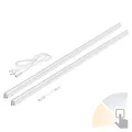 2er Set LED Unterbauleuchten Rigel Farbtemperatur einstellbar je 113cm 14,6W
