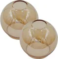 2x E14 Lampenschirm Glas Lampe Pendellampe Spot Leselampe Leuchte Lampenglas