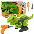 Leantoys Dinosaurier grün verdrehen