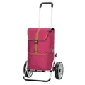 ANDERSEN Einkaufstrolley - Royal Shopper Auke Rubin 46 L einkaufen, Einkaufsroller, Rucksack, Tasche abnehmbar, Aluminium, klappbar, Kugellagerad