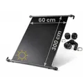 HAF – Solarkollektor als Poolheizung (1x 300x60cm) – Sonnenenergie für Gartenpool, Heizmatte um 10.000 Liter Wasser mit Solar 6°C zu erwärmen – ideale Solarheizung für Schwimmbad (Ohne Solarweiche)