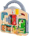 Hape Motorikbrett Spiele-Tafel Schloss & Schlüssel, mit Lichtfunktion