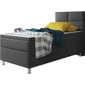 Inter Handels Boxspringbett Miami, 90x200, Anthrazit - Grau