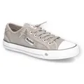 Dockers by Gerli Slip-On Sneaker, Sneaker, Schlupfschuh, Freizeitschuh mit Zierschnürung beige 44 EU
