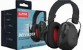 Alpine Defender Muffs Gehörschutz Ohrenschützer schwarz