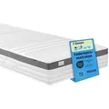 Bodyprotect – ergonomische 7-Zonen Taschenfederkernmatratze, 90 x 200 cm, H4, 21 cm hoch, orthopädisch - Weiß