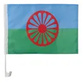 AZ FLAG - Autofahne Gypsy - 45x30 cm - Zigeuner Autoflagge 30 x 45 Cm - Auto Flaggen