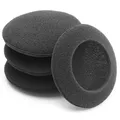Okuli 4 x Ersatz Ohrpolster Schaum Ohrkissen Schwarzer Schaum Für Kopfhörer Ohrhörer - 50mm