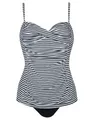 Sunflair Tankini-Set Damen schwarz gestreift, 44C 665258-0001-09338