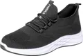 Nebulus Sneaker NATARA Herren, Freizeitschuhe, Turnschuhe, P6950 - Herren, schwarz, 44