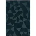 Kadima Design Wollteppich, Blau, Textil, Grafikmuster, Rechteckig, 160x230 cm, in verschiedenen Größen erhältlich, Teppiche & Böden, Teppiche, Naturteppiche