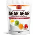 GOLDEN PEANUT Gourmet Agar Agar gemahlen 350 g – Agar-Agar-Pulver, natürliches veganes Geliermittel, ohne Zusätze, ergiebiges Hydrokolloid