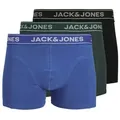 Jack & Jones Trunk JACBLACK – Boxershorts mit Stretch, Jersey und mittlerer Taille (Packung, 3-St) unifarben, modisch, regular fit, Jersey schwarz M