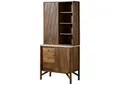 Buffet Mango 80x45x180 braun geölt / echter Marmor LOS ANGELES #04