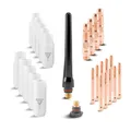 STAHLWERK WP26 WIG Verschleißteile Set 26tlg Schweißzubehör für WP SR 17 18 26