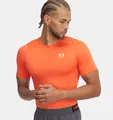 UA HG Armour Comp SS Herren Orange T-shirt Alltag Trekking Outdoor (1361518-847)
