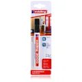 edding 3000 Permanent Marker schwarz Spitze 1,5-3mm wasserfest (1er Pack)