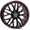 MAM Wheels Rs4 Black Painted Red Inside 8.5x19 ET 40 5/114.3 Alufelge Rot