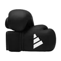 adidas Unisex Jugend Hybrid 25 Boxhandschuhe, Schwarz, 8 oz EU