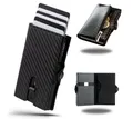 SLIMJACK Mini Geldbörse Herren - echt Leder - Münzfach RFID-Schutz - Cardholder - Slim Wallet (Portmonee), - Mini Geldbeutel - Portemonnaie - Kartenhalter - Kreditkartenetui
