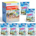 SYNCFUN 6 Packungen Riesenseifenblase konzentrierte Lösung (bis zu 4,5 Gallonen), 6 Beutel Lösung Nachfüllpackung für Seifenblasenmaschine, Stäbe, Gebläse, Ostern, Aktivität im Freien
