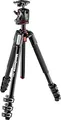 Manfrotto 190 Alu Stativ QPL mit XPRO Kugelkopf, 4 Segmente
