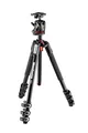 Manfrotto MK190XPRO4-BHQ2 Aluminium-Stativ mit XPRO Kugelkopf & 200PL Schnellwechselplatte – 4-teiliges Profi-Stativ für DSLR & spiegellose Kameras