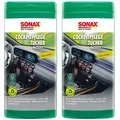 2x Sonax Cockpitpflegetücher GreenLemon matteffect 2x 25 Feuchttücher