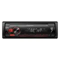 Pioneer MVH-S120UB Autoradio mit MP3 USB AUX 4#50W Rot