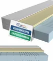 AM Qualitätsmatratzen | Visco-Matratze 180x200 cm | H3 | Hochwertige Matratze mit 4 cm Visco-Auflage | 20 cm Höhe | Germany | 180 x 200 cm