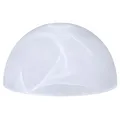 Lampenglas Alabasterglas Ersatzglas weiß Ø 149mm E14  Leuchtenglas rund