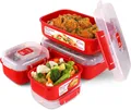 sistema Aufbewahrungsbox Sistema Microwave-Heat & Eat Frischhaltedosen Set, 4 Stück