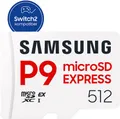 Samsung P9 microSD Express Speicherkarte (512 GB, 800 MB/s Lesegeschwindigkeit)