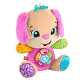 Fisher-Price Musikalischer Lernspaß für Babys Smart Stages Hundefreundin, Plüschspielzeug mit Smart Stages für Babys ab 6 Monaten, in Niederländisch, Englisch, Französisch, Deutsch, Italienisch, JFD31