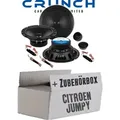 Lautsprecher Boxen Crunch GTS6.2C - 16,5cm 2-Wege System GTS 6.2C Auto Einbauzubehör - Einbauset passend für Citroen Jumpy - justSOUND