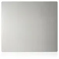 WENKO Wandblende für Herd Saucen und Fettspritzer Abwehr Dekorative Abdeckung für den Kochbereich Wandplatte Befestigen ohne Bohren Praktische Lösung für Küche Maße 56 x 49 cm Metall Edelstahl Matt