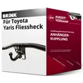 Für Toyota Yaris Typ P21 (Brink) Anhängerkupplung horizontal abnehmbar neu