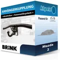 Für Mazda 2 03.2022-jetzt BRINK Anhängerkupplung abnehmbar neu