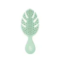 Wet Brush Go Green Mini Detangler Hairbrush Travel Sized UltraSoft Intelliflex Bristles Minimizes Pain Green