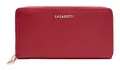 Lazarotti Bologna Leather Zip Around Wallet With 16 Card Slots Geldbörse Red