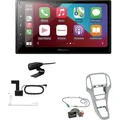 Pioneer SPH-DA160DAB 2-DIN Autoradio Apple CarPlay Android Auto Bluetooth DAB USB passend für Opel Astra J ab 2009 platin