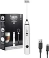 Bialetti 0006770, Handheld electric milk frother, Edelstahl, Edelstahl, Tasten, Akku, Integrierte Batterie