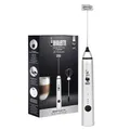 Bialetti Whipper Milchaufschäumer PRO SILVER 0006770 Edelstahl, Kunststoff