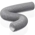 75mm Abluftschlauch 5m Flexibel PVC Alu Schlauch Lüft