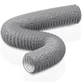 HG Power 150mm Abluftschlauch 5m Flexibel PVC Alu Schallged