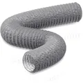 150mm Abluftschlauch 5m Flexibel PVC Alurohr Lüftungsschlauch Trockner Klimaa...